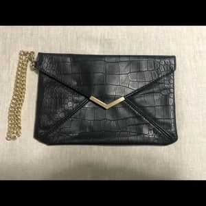 Express Black clutch